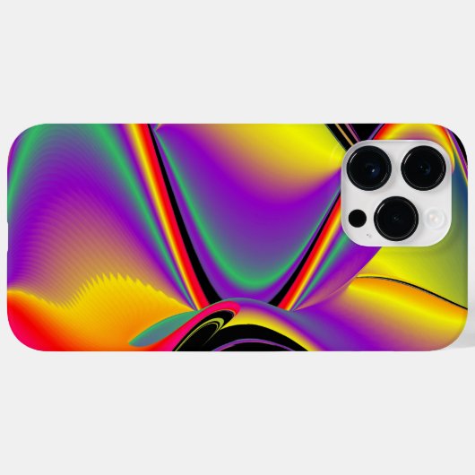 Coques Case-Mate iPhone La magie des couleurs Abstrait Rainbowart 3D (Verso (horizontal))