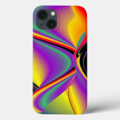Coques Case-Mate iPhone La magie des couleurs Abstrait Rainbowart 3D (Verso)