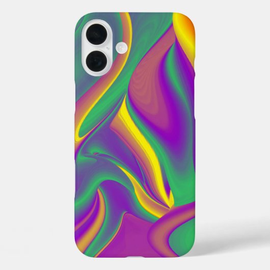 Coques Case-Mate iPhone La magie des couleurs Abstrait Rainbowart 3D (Verso)