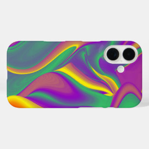 Coques iPhone 16 La magie des couleurs Abstrait Rainbowart 3D