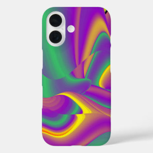 Coques iPhone 16 La magie des couleurs Abstrait Rainbowart 3D
