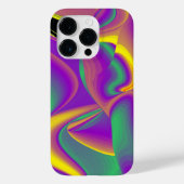 Coques Case-Mate iPhone La magie des couleurs Abstrait Rainbowart 3D (Verso)