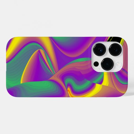 Coques Case-Mate iPhone La magie des couleurs Abstrait Rainbowart 3D (Verso (horizontal))