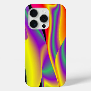 Coque iPhone 15 Pro La magie des couleurs Abstrait Rainbowart 3D