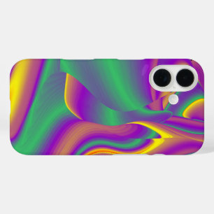 Coques iPhone 16 La magie des couleurs Abstrait Rainbowart 3D
