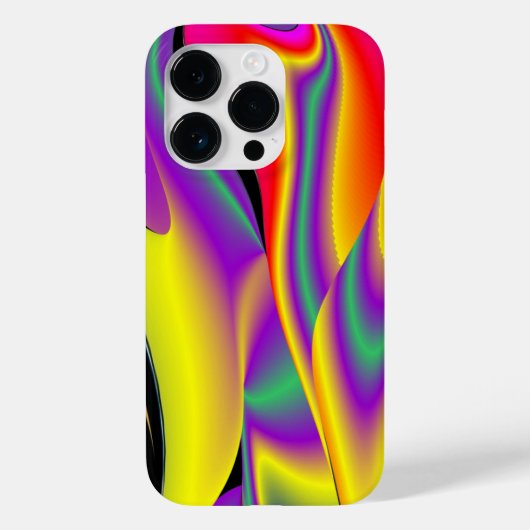 Coques Case-Mate iPhone La magie des couleurs Abstrait Rainbowart 3D (Verso)