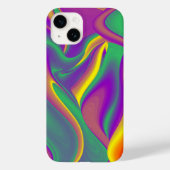 Coques Case-Mate iPhone La magie des couleurs Abstrait Rainbowart 3D (Verso)