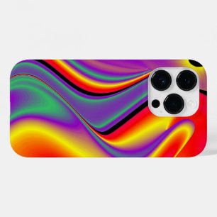 Coque Pour iPhone 14 Pro La magie des couleurs Abstrait Rainbowart 3D