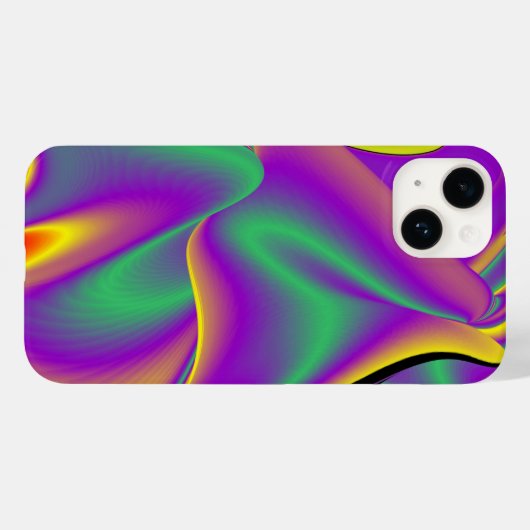 Coques Case-Mate iPhone La magie des couleurs Abstrait Rainbowart 3D (Verso (horizontal))