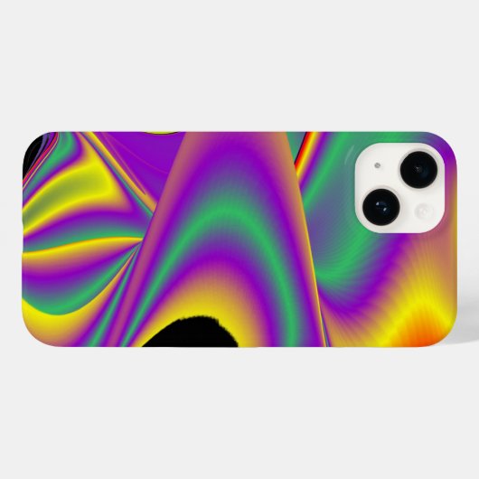 Coques Case-Mate iPhone La magie des couleurs Abstrait Rainbowart 3D (Verso (horizontal))