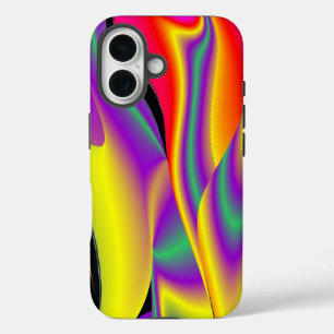 Coques iPhone 16 La magie des couleurs Abstrait Rainbowart 3D