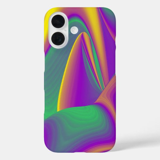 Coques Case-Mate iPhone La magie des couleurs Abstrait Rainbowart 3D (Verso)