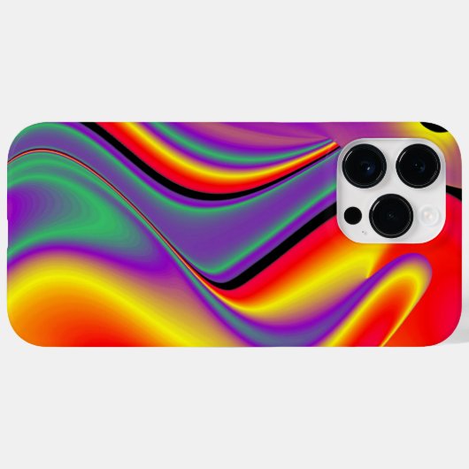 Coques Case-Mate iPhone La magie des couleurs Abstrait Rainbowart 3D (Verso (horizontal))