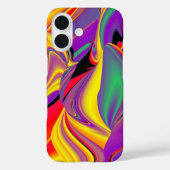 Coques Case-Mate iPhone La magie des couleurs Abstrait Rainbowart 3D (Verso)