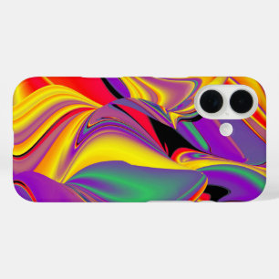 Coques iPhone 16 La magie des couleurs Abstrait Rainbowart 3D