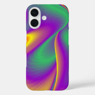 Coques iPhone 16 La magie des couleurs Abstrait Rainbowart 3D
