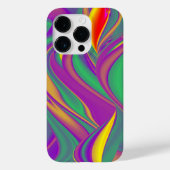 Coques Case-Mate iPhone La magie des couleurs Abstrait Rainbowart 3D (Verso)