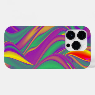 Coque Pour iPhone 14 Pro La magie des couleurs Abstrait Rainbowart 3D