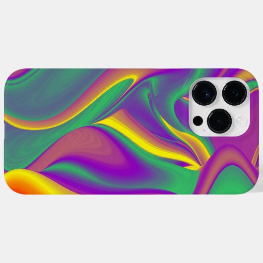 Coques Case-Mate iPhone La magie des couleurs Abstrait Rainbowart 3D (Verso (horizontal))