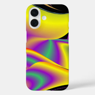 Coques iPhone 16 La magie des couleurs Abstrait Rainbowart 3D