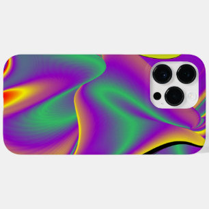 Coque Pour Pour iPhone 14 Pro Max La magie des couleurs Abstrait Rainbowart 3D