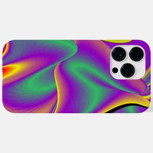 Coques Case-Mate iPhone La magie des couleurs Abstrait Rainbowart 3D (Verso (horizontal))