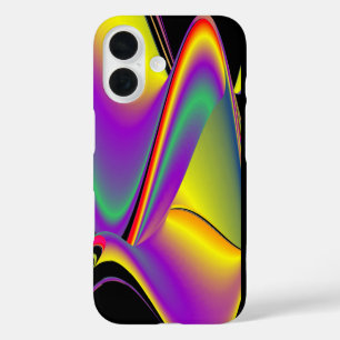 Coques iPhone 16 La magie des couleurs Abstrait Rainbowart 3D