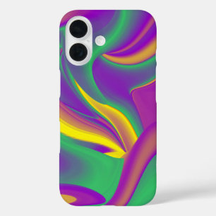 Coques iPhone 16 La magie des couleurs Abstrait Rainbowart 3D