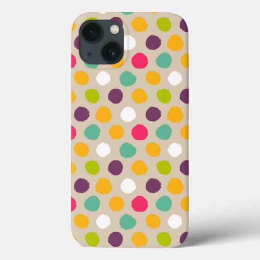 Coques Case-Mate iPhone La Main-Drawn polka (Verso)