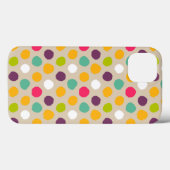 Coques Case-Mate iPhone La Main-Drawn polka (Verso (horizontal))