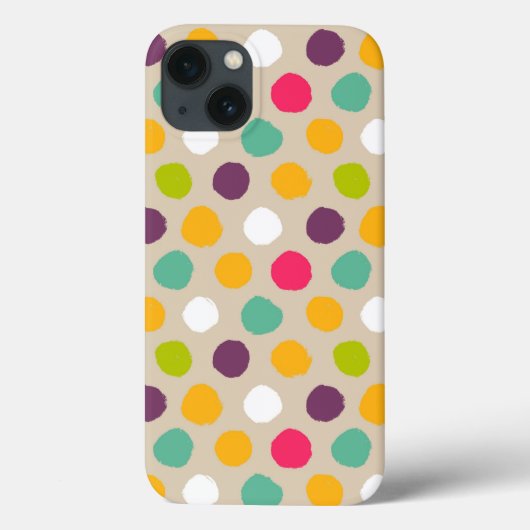 Coques Case-Mate iPhone La Main-Drawn polka (Verso)