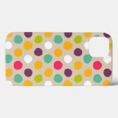 Coques Case-Mate iPhone La Main-Drawn polka (Verso (horizontal))