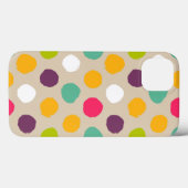 Coques Case-Mate iPhone La Main-Drawn polka (Verso (horizontal))
