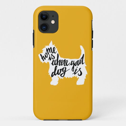 Coques Case-Mate iPhone La maison est où votre chien est (Dos)