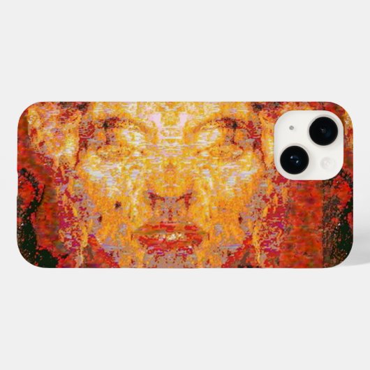 Coques Case-Mate iPhone LA MATIÈRE N'A PAS D'IMPORTANCE Masque fractal en (Verso (horizontal))