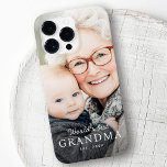 Coque Pour Pour iPhone 14 Pro Max La meilleure grand-mère du monde photo de l'année<br><div class="desc">Dossier téléphonique avec votre photo personnalisée et le texte "Meilleure grand-mère du monde" avec l'année personnalisée ou autre texte ci-dessous.</div>