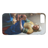 Coques Case-Mate iPhone La Milkmaid, Johannes Vermeer, 1657-1658 (Dos (Horizontal))