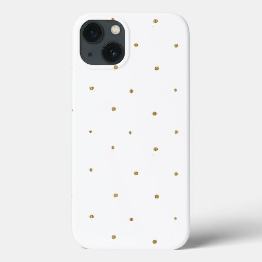 Coques Case-Mate iPhone La minuscule Parties scintillant d'or Doit les Poi (Verso)