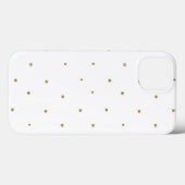 Coques Case-Mate iPhone La minuscule Parties scintillant d'or Doit les Poi (Verso (horizontal))