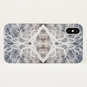 Coques Case-Mate iPhone La Mort de White Silhouetted (Dos (Horizontal))