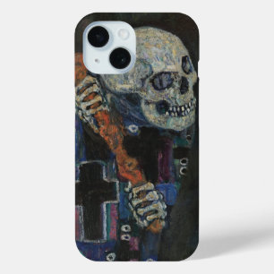 Coque Pour iPhone 15 La Mort et la Vie par Gustav Klimt Art Nouveau Vin