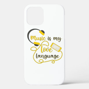 Case-Mate iPhone Case La musique est ma langue d'amour phrase romantique