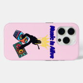 Coques Case-Mate iPhone La musique est vivante (Verso (horizontal))