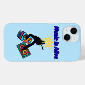 Coques Case-Mate iPhone La musique est vivante (Verso (horizontal))