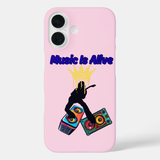 Coques Case-Mate iPhone La musique est vivante (Verso)