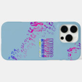 Coques Case-Mate iPhone La musique rapproche les gens | (Verso (horizontal))