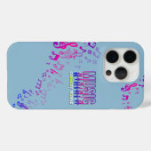 Coques Case-Mate iPhone La musique rapproche les gens | (Verso (horizontal))