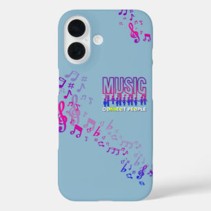 Coques iPhone 16 La musique rapproche les gens  