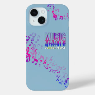 Coque Pour iPhone 15 La musique rapproche les gens