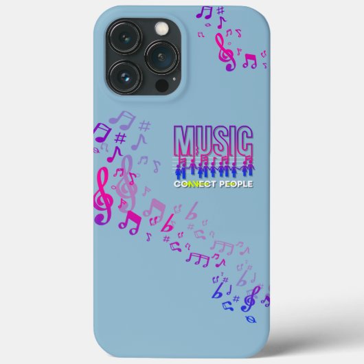 Coques Case-Mate iPhone La musique rapproche les gens | (Verso)